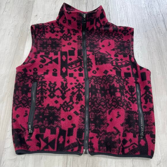 Ragged Mountain Vintage Sleeveless Zip Up Pockets Soft Warm Fleece Vest - Picture 2 of 9